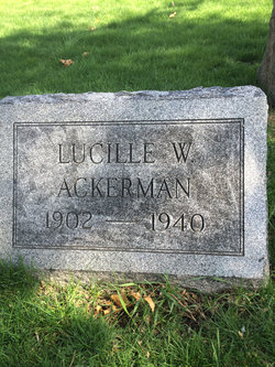 Lucille <I>Wright</I> Ackerman 