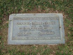 Nannie Belle <I>Kinkade</I> Bauer 