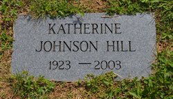 Katherine Ruth <I>Johnson</I> Hill 
