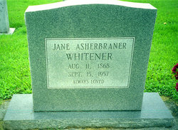 Mary Jane <I>Asherbraner</I> Whitener 