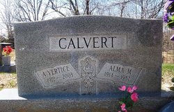 Alma Marie <I>Carter</I> Calvert 
