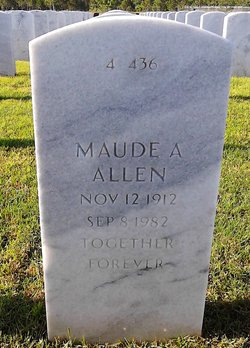 Maude A <I>Anderson</I> Allen 