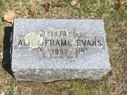 Alida <I>Frame</I> Evans 