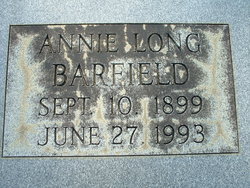 Annie <I>Long</I> Barfield 