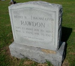 Ida Mae <I>Ervin</I> Rawdon 