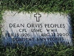Dean Orvis Peoples 