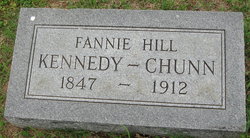 Fannie Lyde <I>Hill</I> Kennedy Chunn 