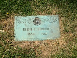 Bessie Lee <I>Barnett</I> Eldridge 