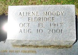 Mary Aliene <I>Moody</I> Eldridge 