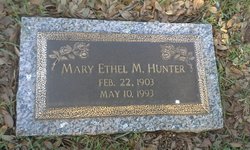 Mary Ethel <I>Massey</I> Hunter 