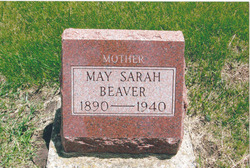 May Sarah <I>Welch</I> Beaver 