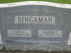 Martha Jane <I>Gross</I> Bingaman 
