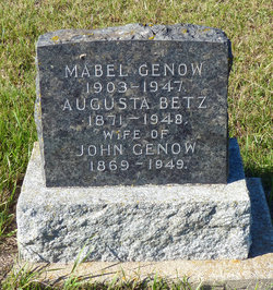 Augusta <I>Betz</I> Genow 