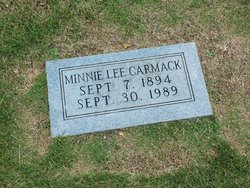 Minnie Lee Carmack 