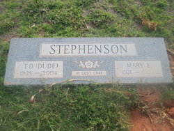 Mary Elizabeth <I>Stevens</I> Stephenson 