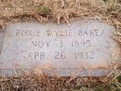 Roxie <I>Wylie</I> Baker 