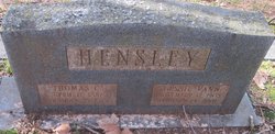 Bessie P Hensley 
