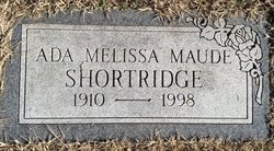 Ada Melissa Maude Shortridge 