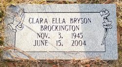 Clara Ella <I>Bryson</I> Brockington 