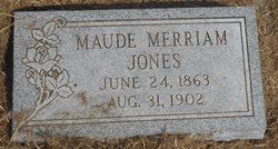Maude Corine <I>Merriam</I> Jones 