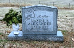Maxine E <I>Keach</I> Alexander 