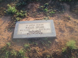 Margaret Elizabeth “Maggie” <I>Arnold</I> Spears 