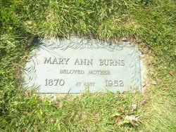 Mary Ann Ravell <I>Tiffen</I> Burns 