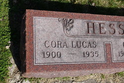 Cora <I>Lucas</I> Hess 
