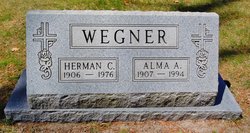 Alma A. <I>Fischer</I> Wegner 