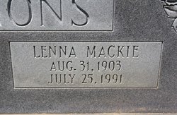 Lenna Mackie Simmons 