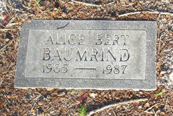 Alice Bert <I>Collins</I> Baumrind 