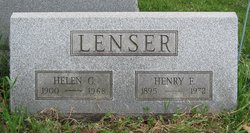 Helen <I>Clinger</I> Lenser 