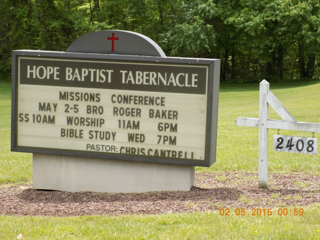 Hope Baptist Tabernacle Graveyard
