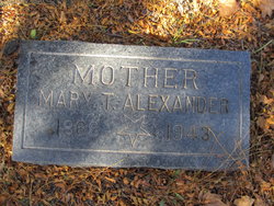 Mary <I>Tennant</I> Alexander 