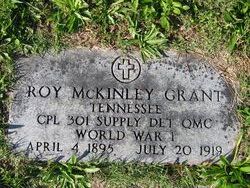 Roy McKinley Grant 