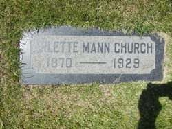 Arlette <I>Mann</I> Church 