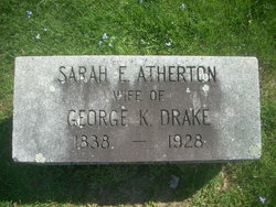 Sarah Elizabeth <I>Atherton</I> Drake 