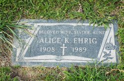 Alice <I>Kingery</I> Ehrig 