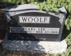 Pearl Ruby <I>Lee</I> Woolf 