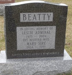 Mary <I>Siry</I> Beatty 