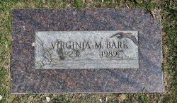 Virginia Marguerite <I>Hogue</I> Bark 
