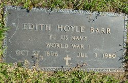 Edith Virginia <I>Hoyle</I> Barr 
