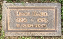 Bessie <I>deKorver</I> Hastie 