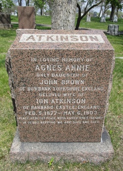 Agnes Annie <I>Brown</I> Atkinson 
