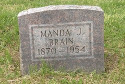 Amanda Jane “Manda” <I>Riley</I> Brain 