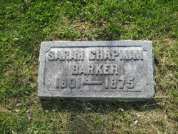 Sarah <I>Chapman</I> Barker 