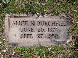 Alice Woodson <I>Nutt</I> Burchfiel 