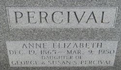 Anne Elizabeth Percival 