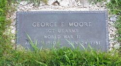 Sgt George Edward Moore 