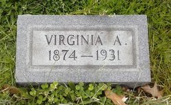 Virginia A. “Jennie” <I>Steele</I> Hopkins 